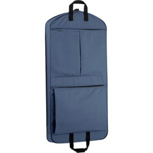 wallybags garment bag navy