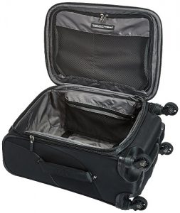 Travelpro International carryon spinner open